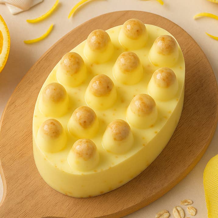 Savon au Lait de Chèvre Morning Mercy – Agrumes, Crème, Avoine & Lumière du Soleil
Barre Artisanal Découpée à la Main | 4,5 oz | par Gulf Kind pour la vente par Gulf Kind