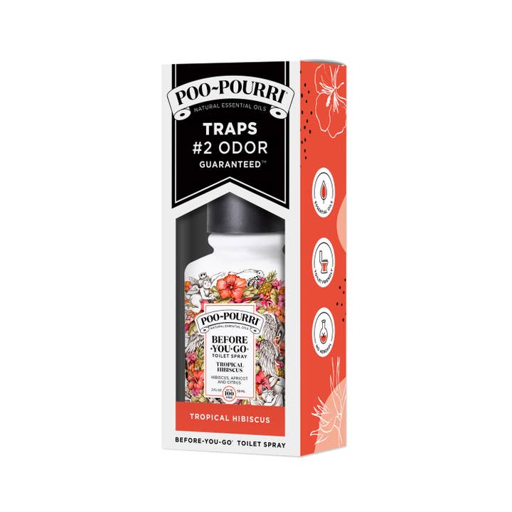 ~Pourri - Wholesale Toilet Spray - Poo~Pourri Tropical Hibiscus 2oz boxed2