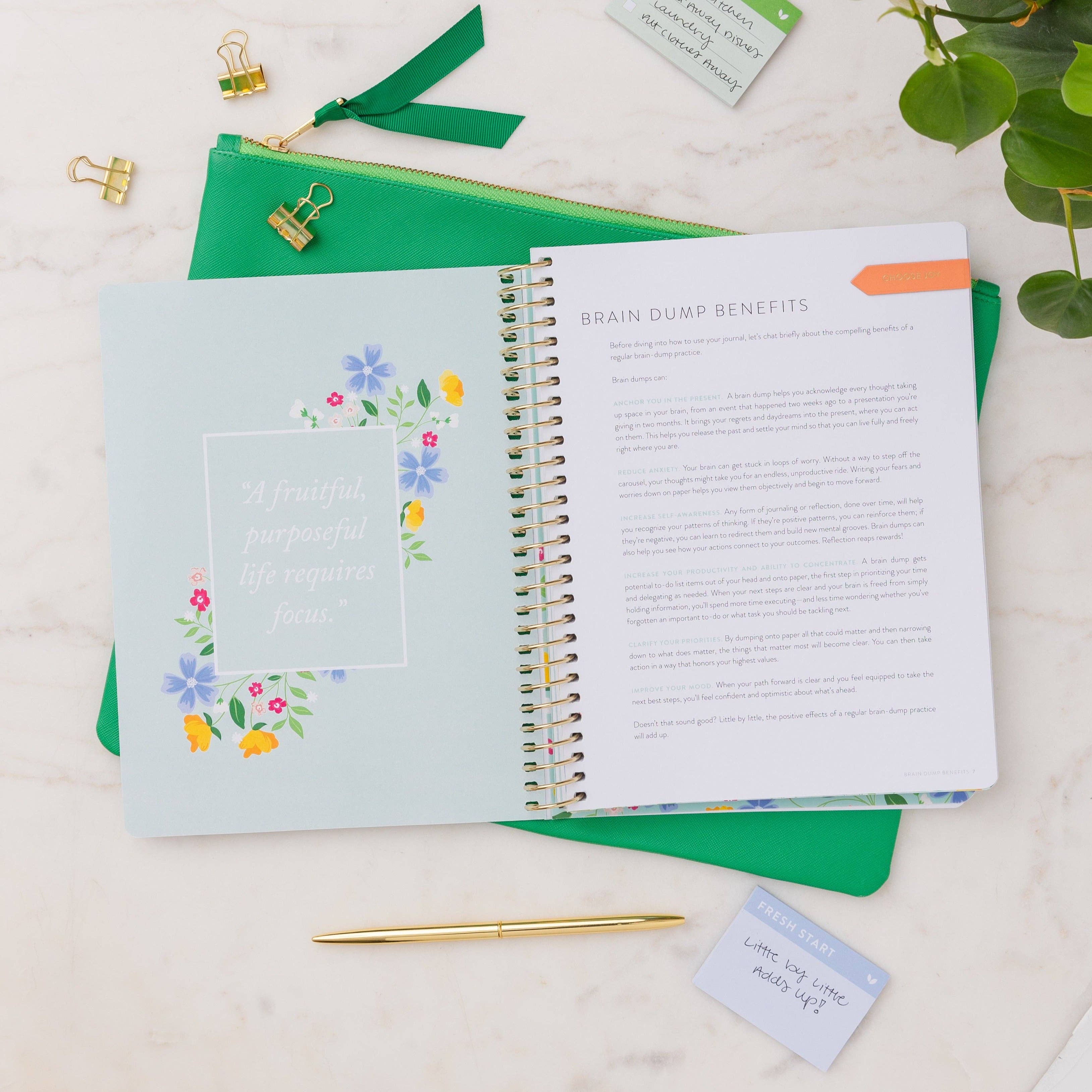 Cultivate What Matters - Wholesale Journal/Diary - Refresh Brain Dump Journal | Navy5