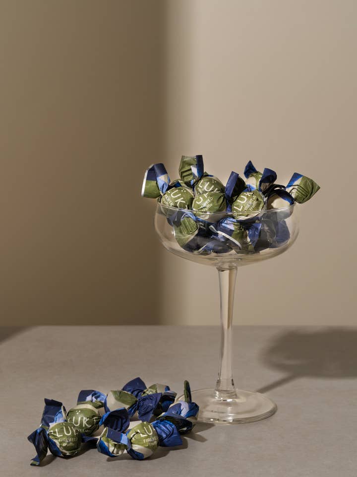 Fireweed tea chocolate truffles for wholesale by Plūkt