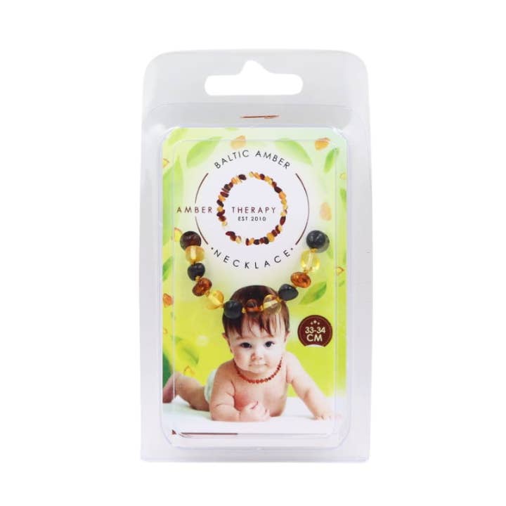 33-34cm Multi Amber Necklace for wholesale by Amber Therapy