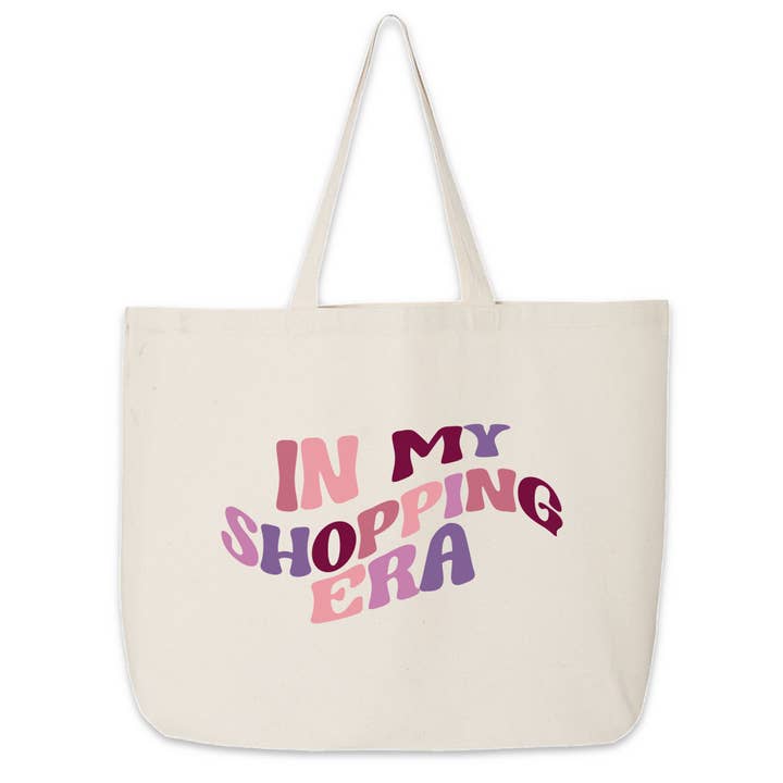 Sockprints - Wholesale Tote Bag - Women's - In My Era Large Custom Tote Bag - Add Your Own Era