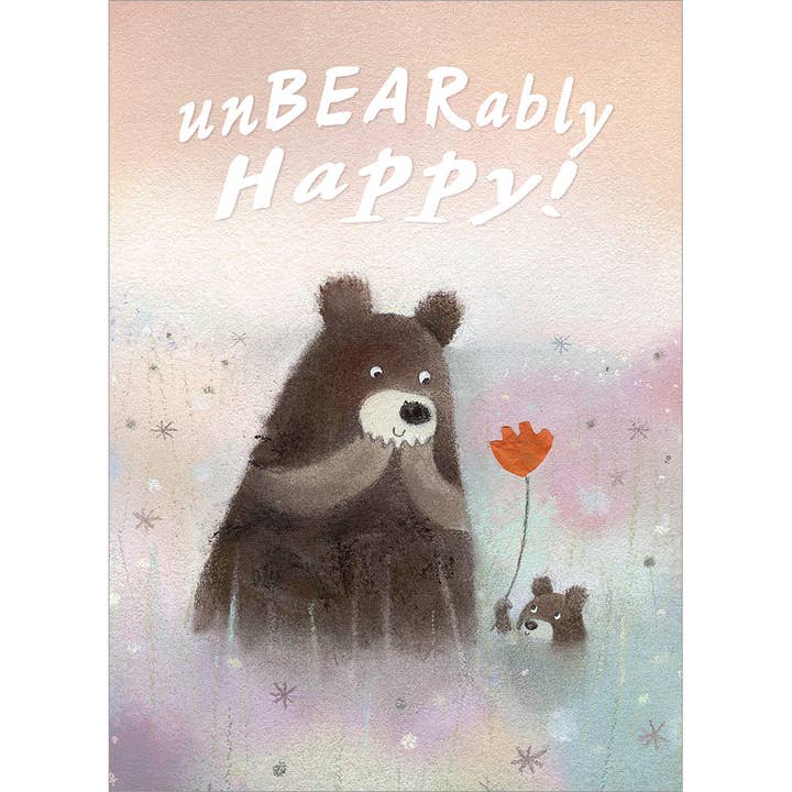 Unbearably Happy Birthday 6 Pack 60100 for wholesale by Tree-Free Greetings