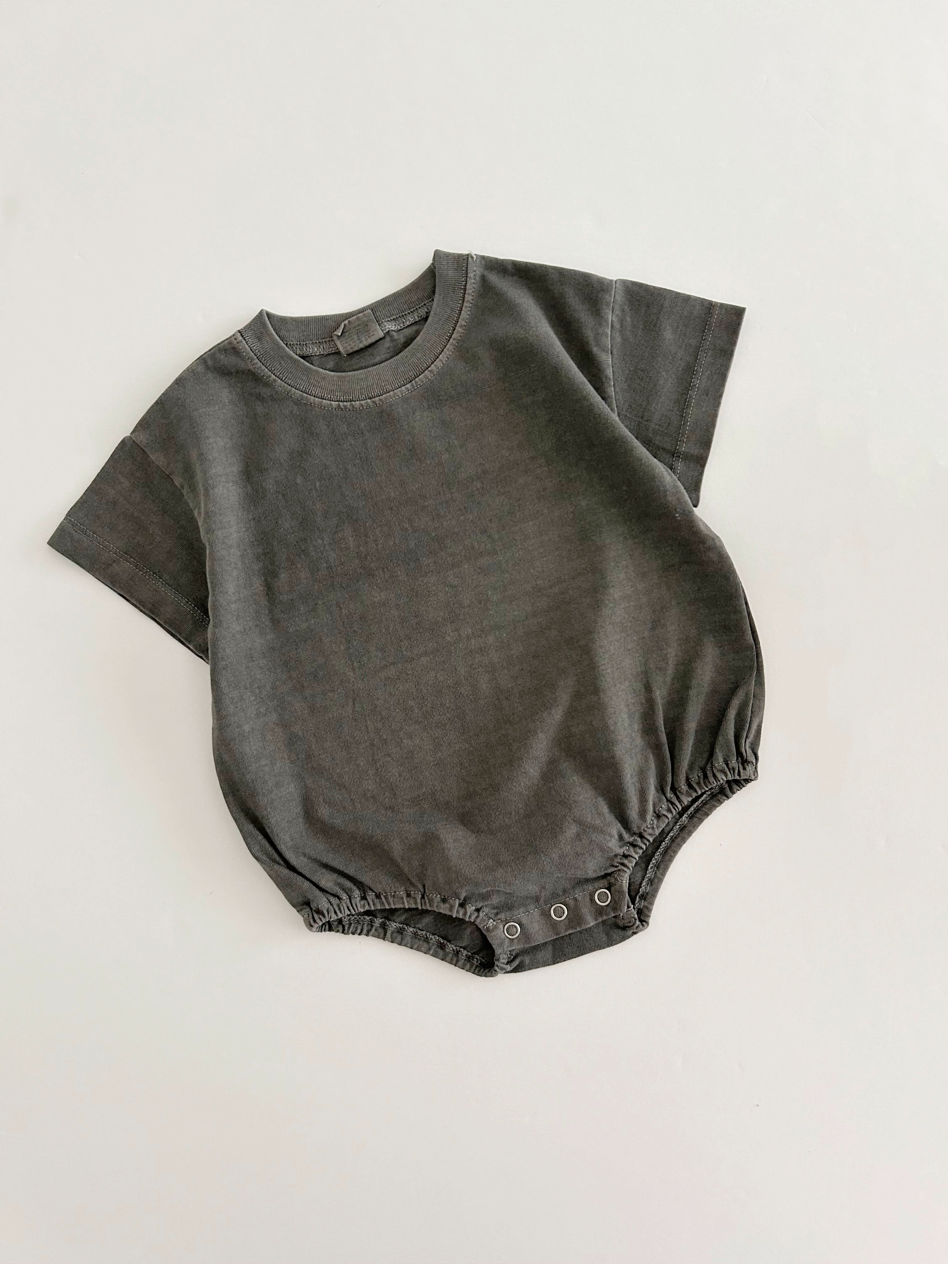 At Noon - Vendita all'ingrosso Tutina (senza piedini) - Neonati - T-Shirt Tinta in Abbigliamento per Bambini (3-18 m) - 4 colori0