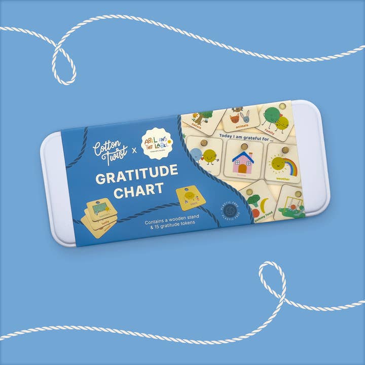 Cotton Twist (USA DUTIES PAID) - Wholesale Wood Toy - Kids - Gratitude Chart for Children1