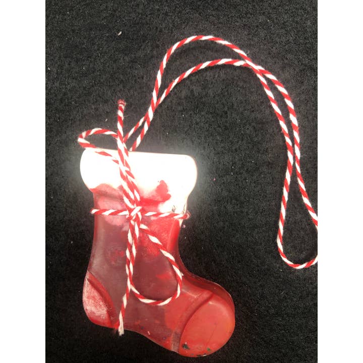 Stocking ornament (1 Piece) for wholesale by Kyle's Krayons