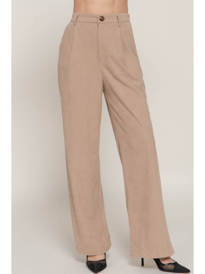 Active Basic | Active USA - Wholesale Pants - Women's - Corduroy Trouser Pants14