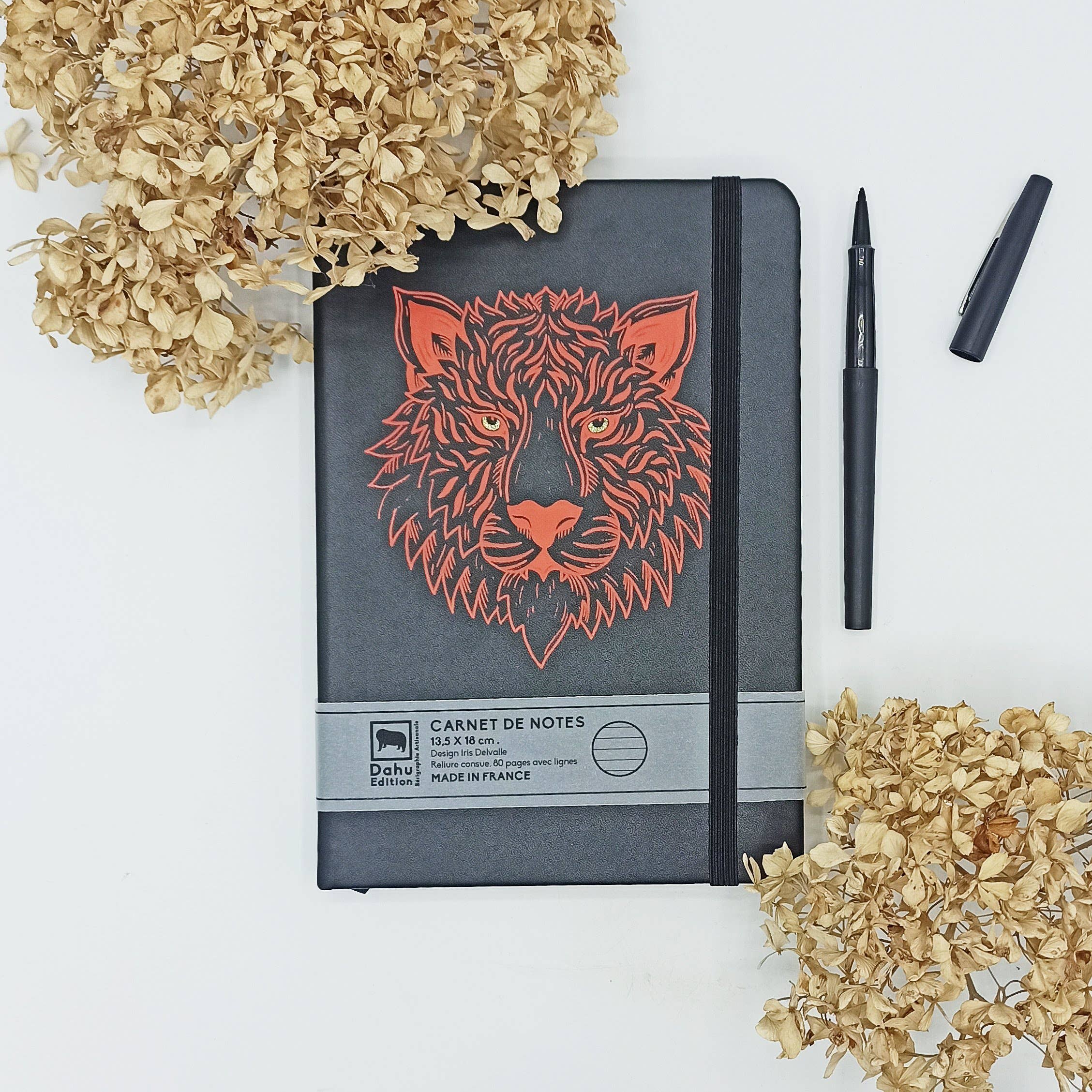 Dahu Edition - Wholesale Notebook - Tiger Eyes Notebook. A5. 120 sheets0