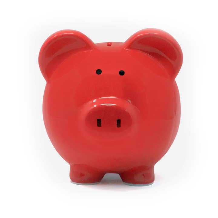 Child To Cherish® - Wholesale Money/Piggy Bank - Kids & Baby - Large Red Piggy Bank2