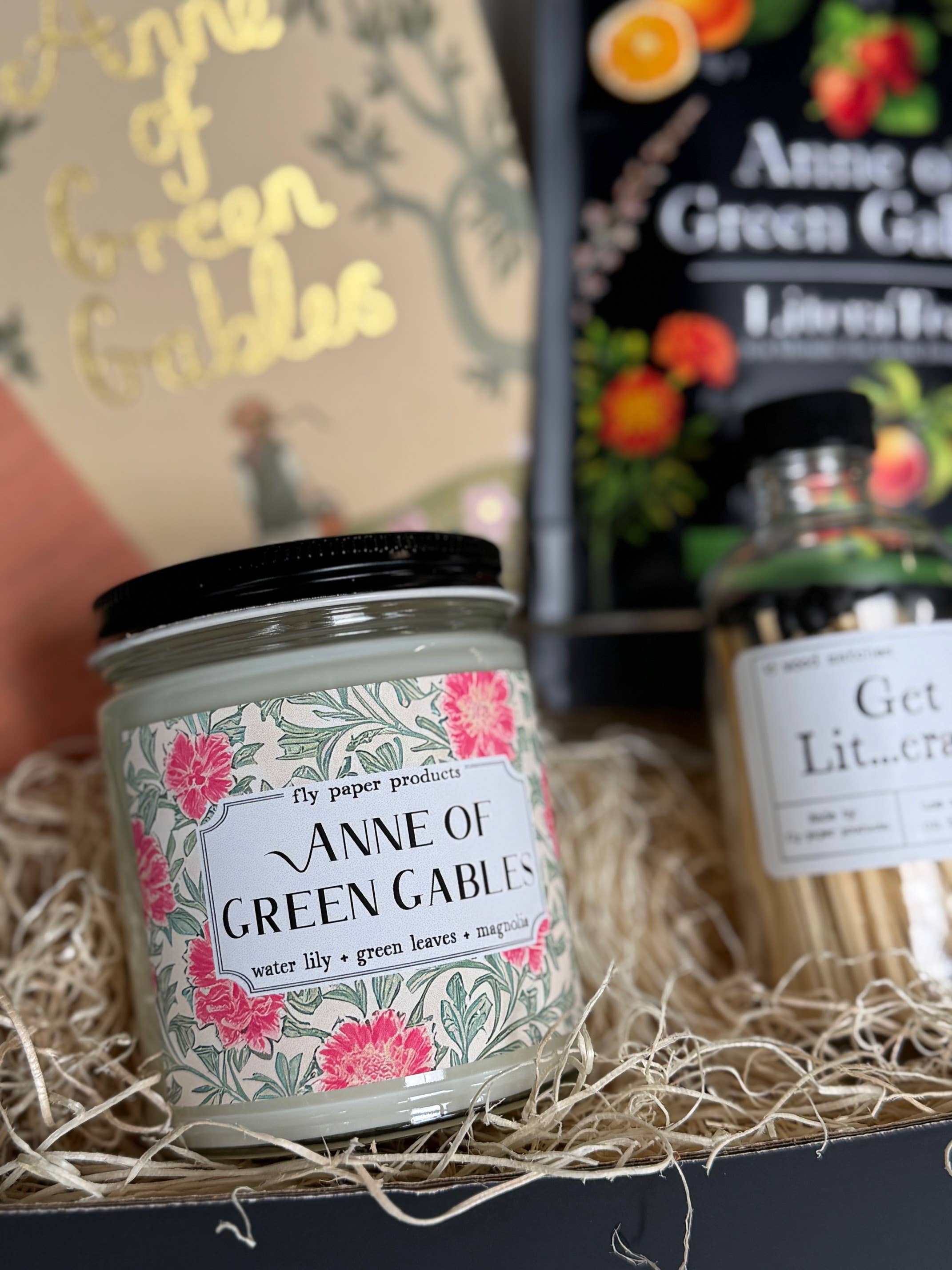 Fly Paper Products - Wholesale Jar/Filled Candle - Anne of Green Gables Classic William Morris Collection 9oz3