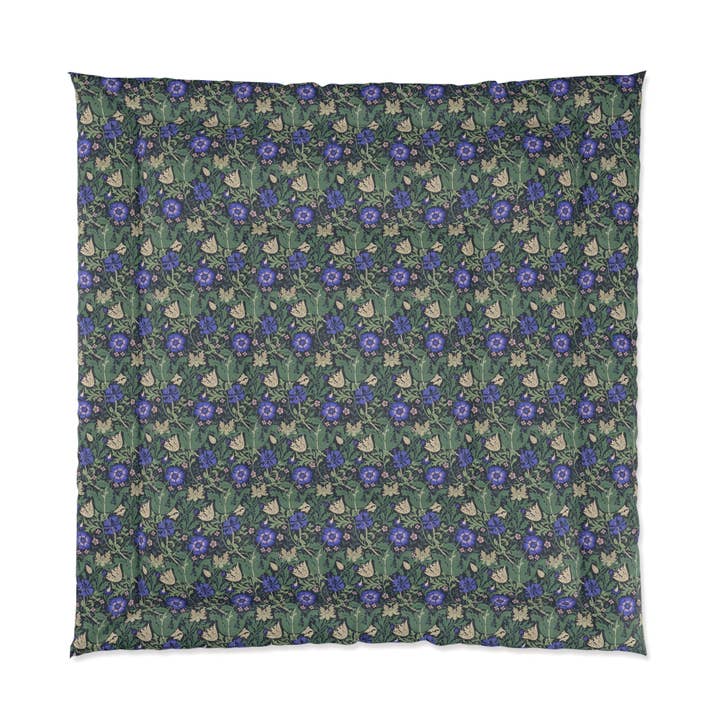 Trapunta ispirata a William Morris - Collezione Compton (Bluebell Cottage) per la vendita all'ingrosso da parte di Willy Morris Home Emporium