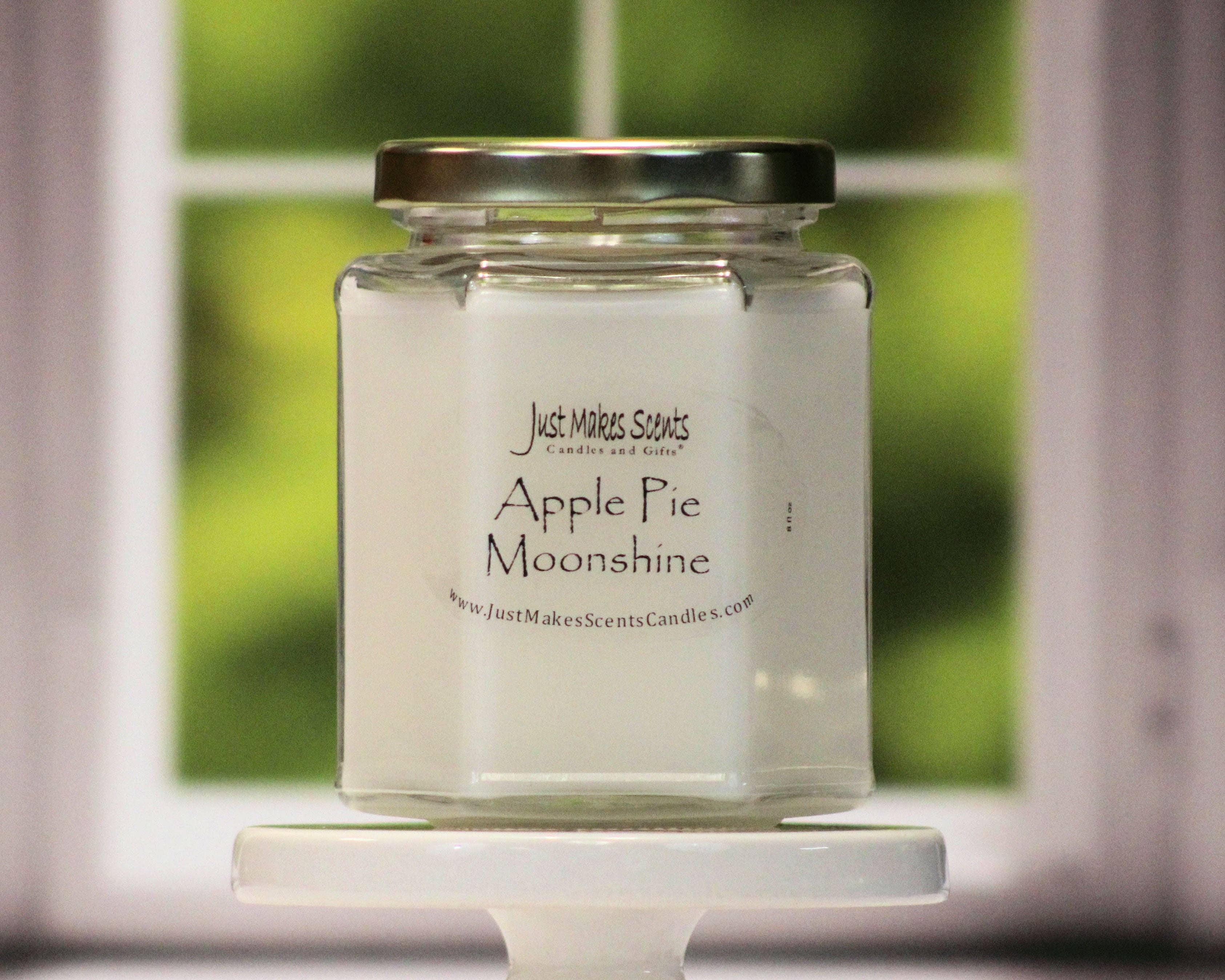 Just Makes Scents Candles and Gifts LLC - Wholesale Jar/Filled Candle - Apple Pie Moonshine Scented Candle1