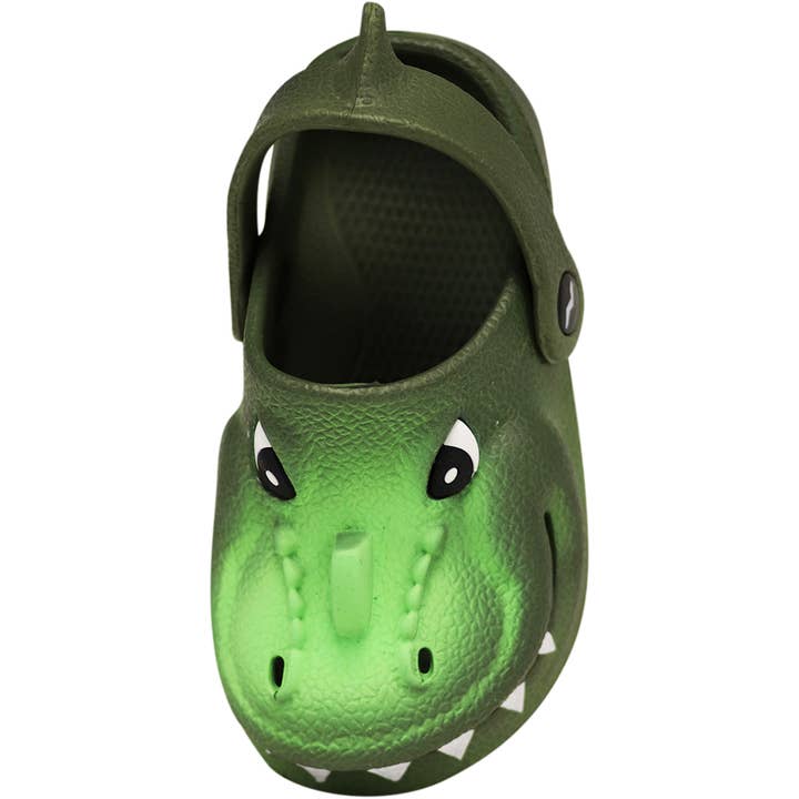 Eastern Off Price - Wholesale Sandals - Kids - Green Gator Kids' Norty Toddler Slip-On Clog Sandals 419206