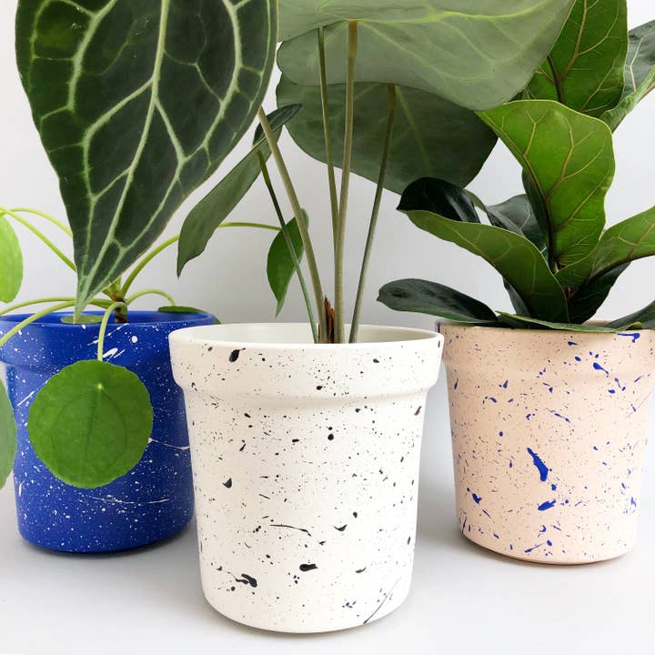 Hello Marilu - Wholesale Plant Pot - Large Splatter Plant Pots - Choose your colours1