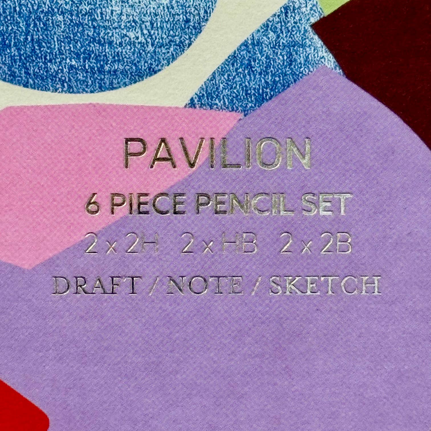 Pavilion - Wholesale Pencil - Abstract Collage Collage Assemblage - 6 Piece Pencil Set5