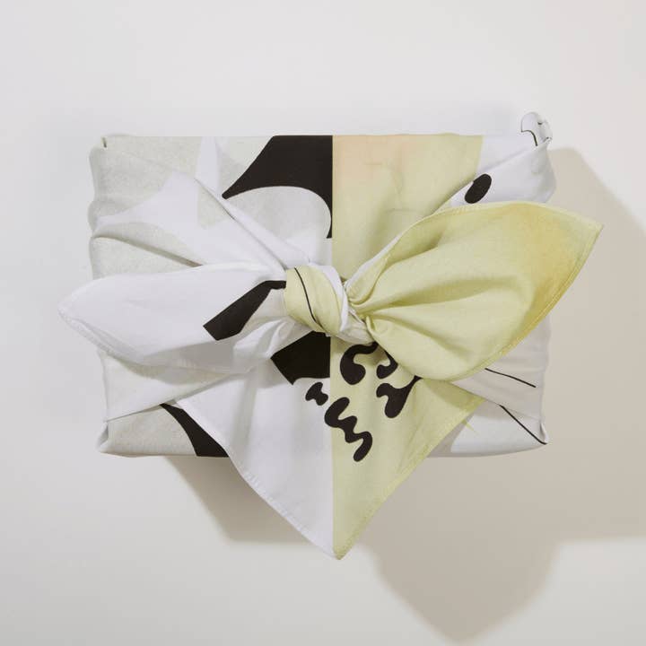 WRAPPR Gift Wrap - Wholesale Flat Wrap - Above | 28" Mulberry Silk Furoshiki Wrap by Essery Waller6