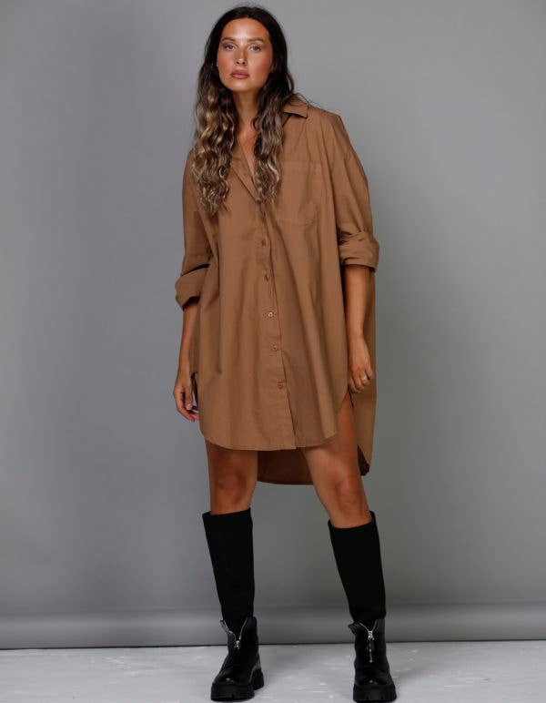 SixtyDays - Vendita all'ingrosso Camicia button down - Donna - Camicia boyfriend oversize in cotone - 40 colori33