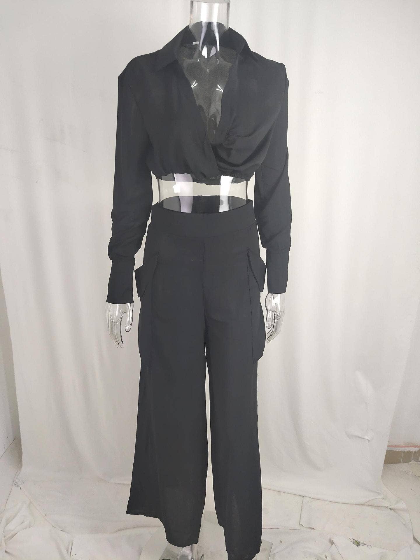 Lily Clothing - Wholesale Top & Pant Set (NOT Loungewear) - Women's - SOLID COLOR TEMPERAMENT COMMUTER FASHION SET7