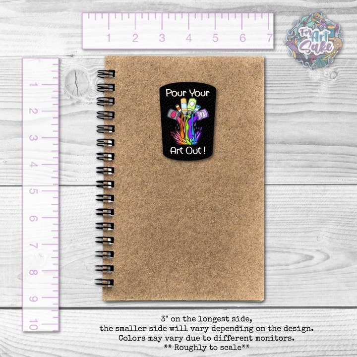 For Art Sake Stickers - Wholesale Sticker - Pour Your Art Out! Sticker1
