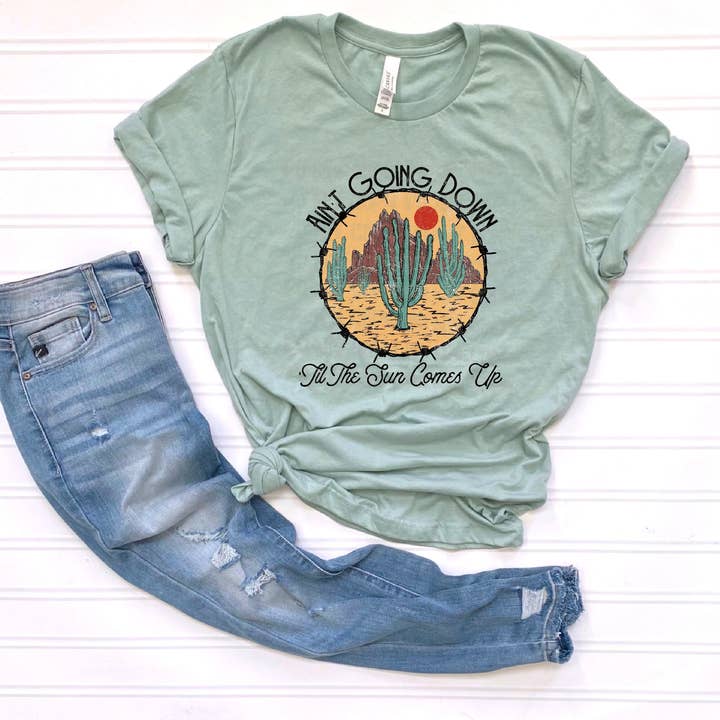 Je ne me couche pas avant le lever du soleil Transfert DTF pour la vente par K and M Designs