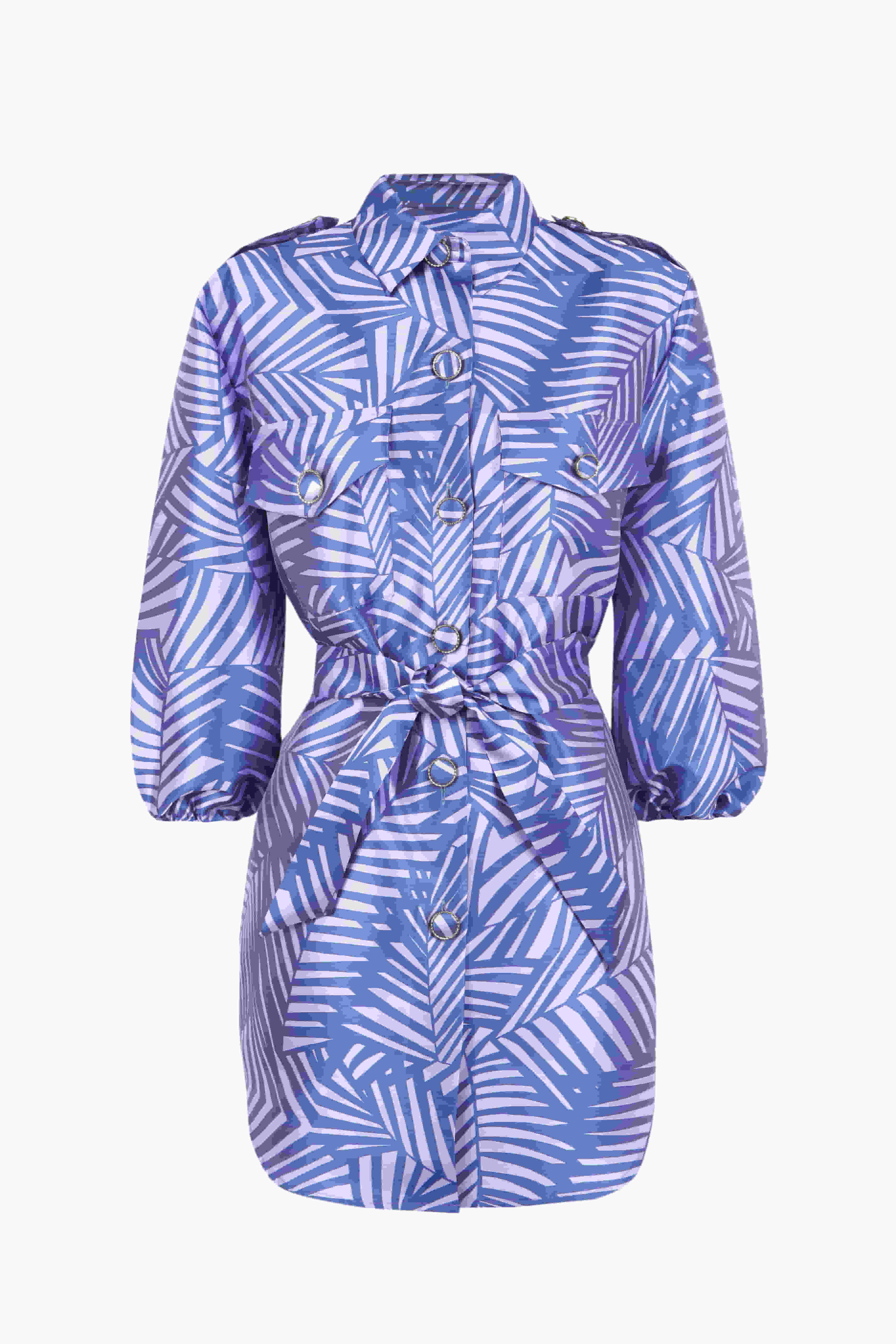 Cyrana – Großhandel Kleid – Damen – Vestido ZEN von Cyrana – Kleid im Retro-Stil aus recyceltem Polyester0