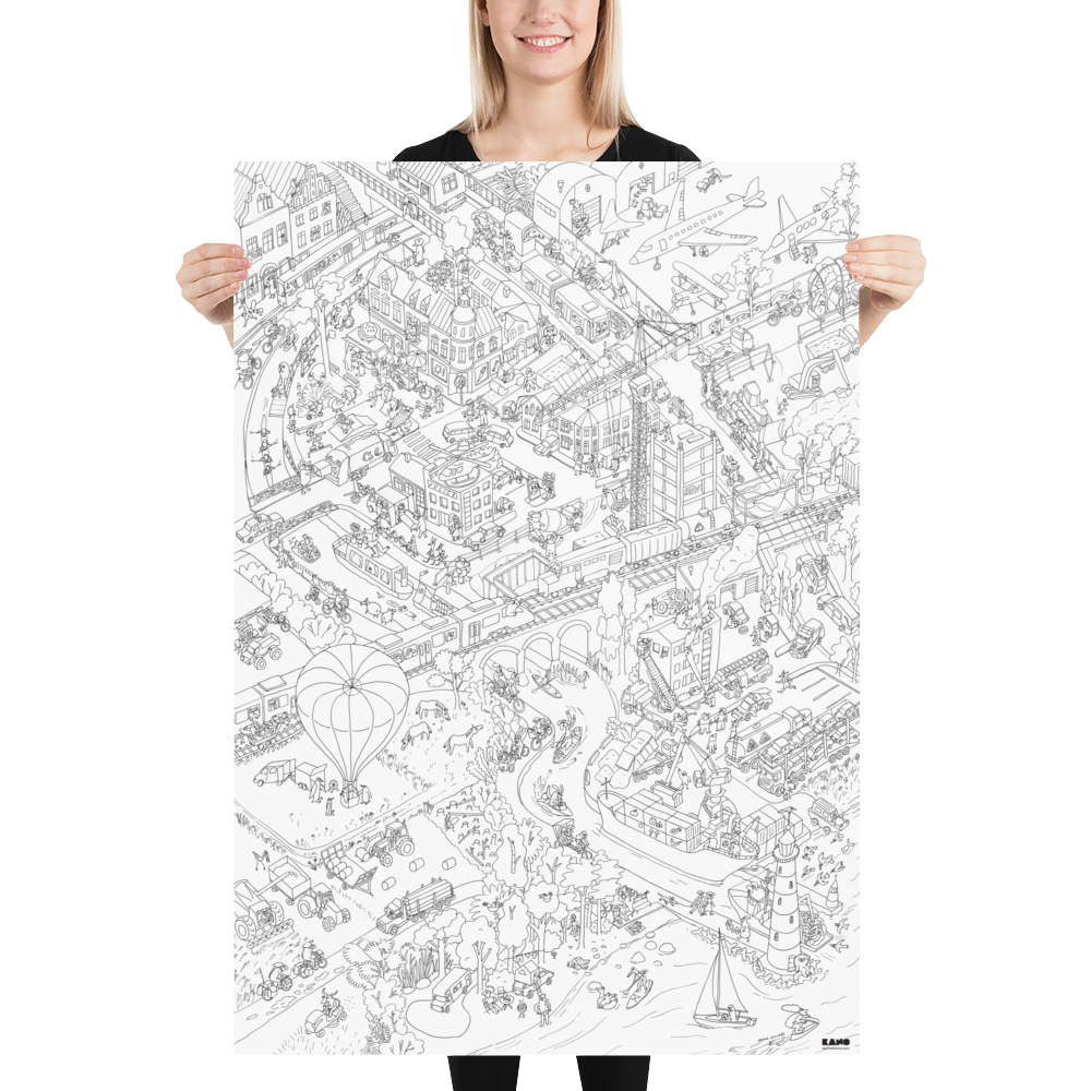 KANO editions - Wholesale Coloring & Activity Book - Kids & Baby - Transportation6