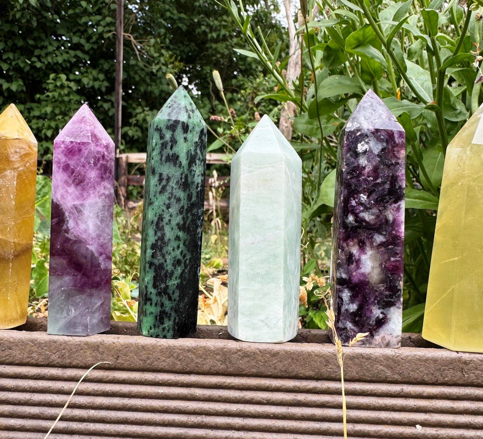 Elf Kendal Hippies - Vendita all'ingrosso Pietra/cristallo spirituale - Torre di gemme 5 a 11 cm bacchetta misteriosa sorpresa punto di cristallo2