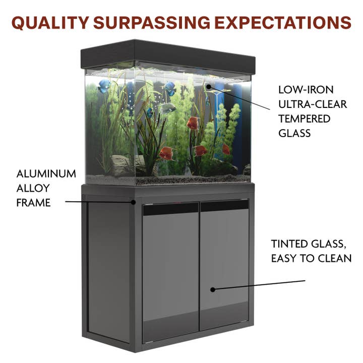 AQUA DREAM - Wholesale Nature and outdoors - Aqua Dream 50 Gallon Aquarium Black Tempered Glass4