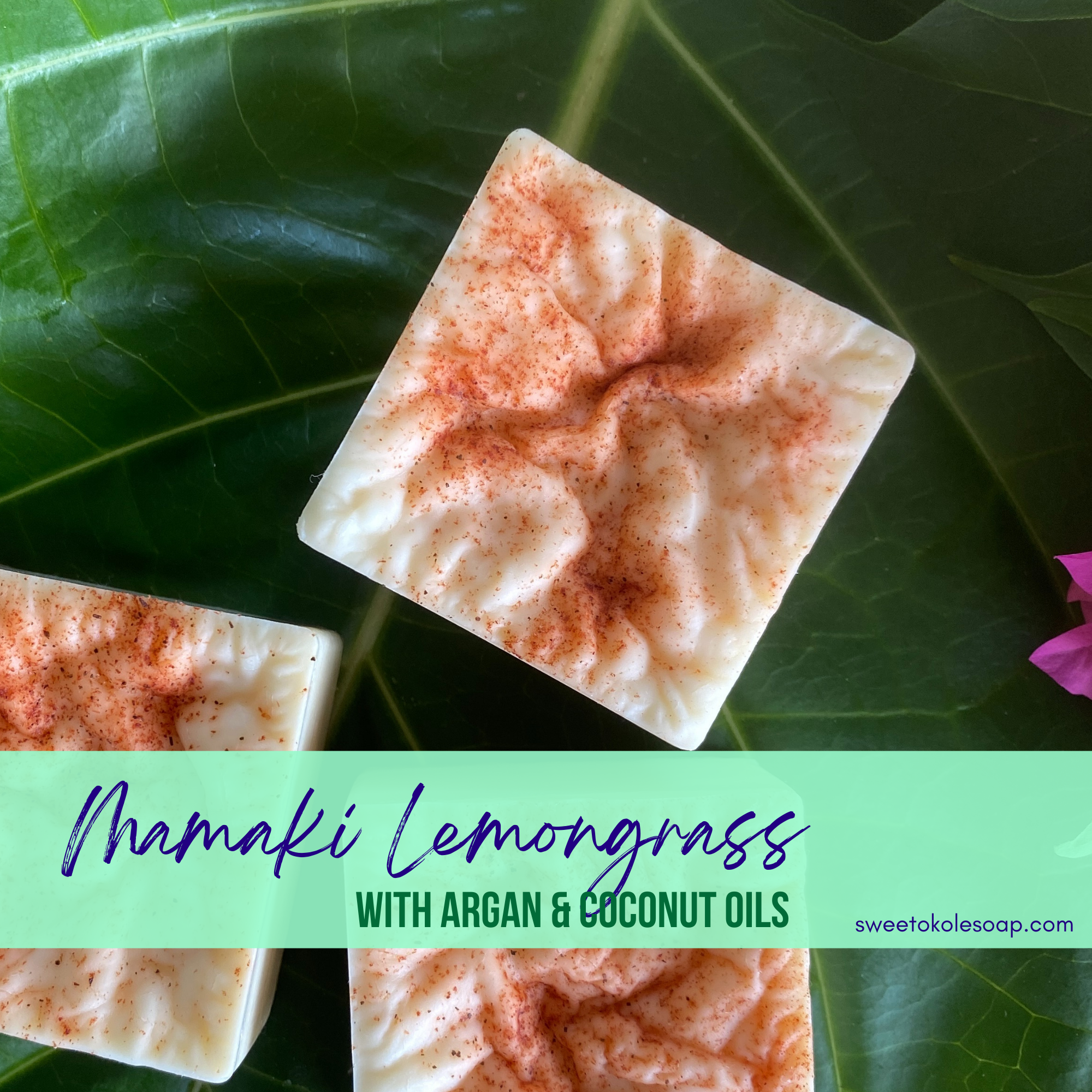 Sweet ʻŌkole Soap Co. - Wholesale Hair Conditioner - Mamaki Lemongrass Solid Conditioner Bar w/ Argan Oil Vegan3