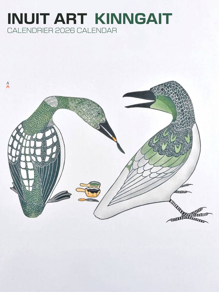 Inuitkonst: Kinngait 2026 Mini Väggkalender för wholesale av Pomegranate