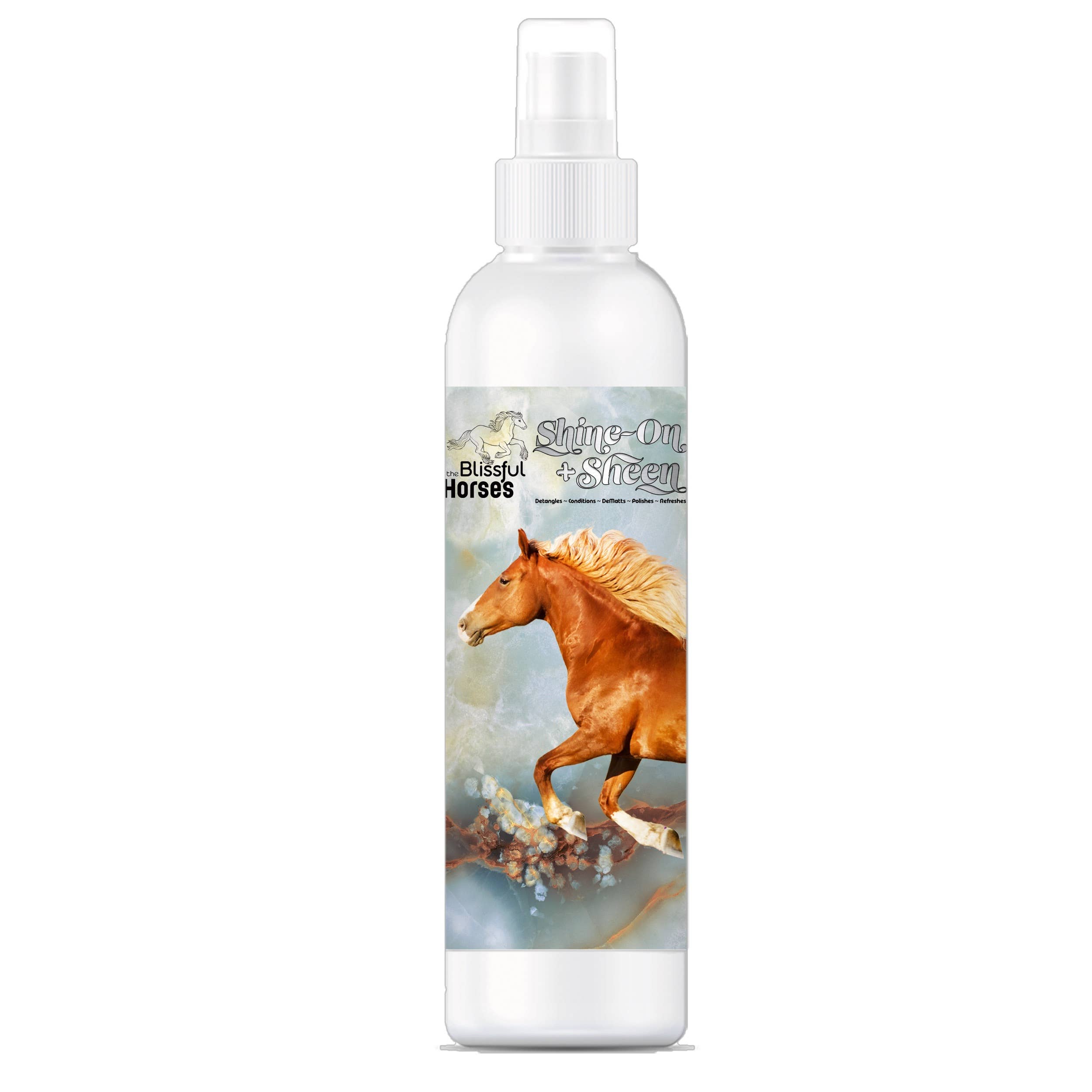 The Blissful Dog - Vente Produit de toilettage – chien - Spray Brillance et Éclat Shine-On+Sheen pour Chevaux The Blissful Dog0