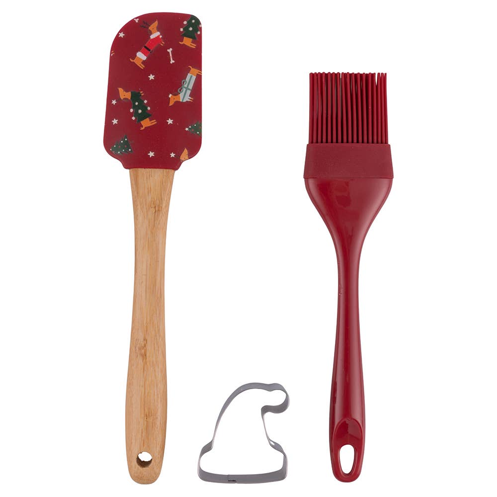 VdE Tivoli 1996 - Wholesale Ornament Set - NATALOTTO SPATULA+BRUSH+COOKIE CUTTER 3 ASSORTED3