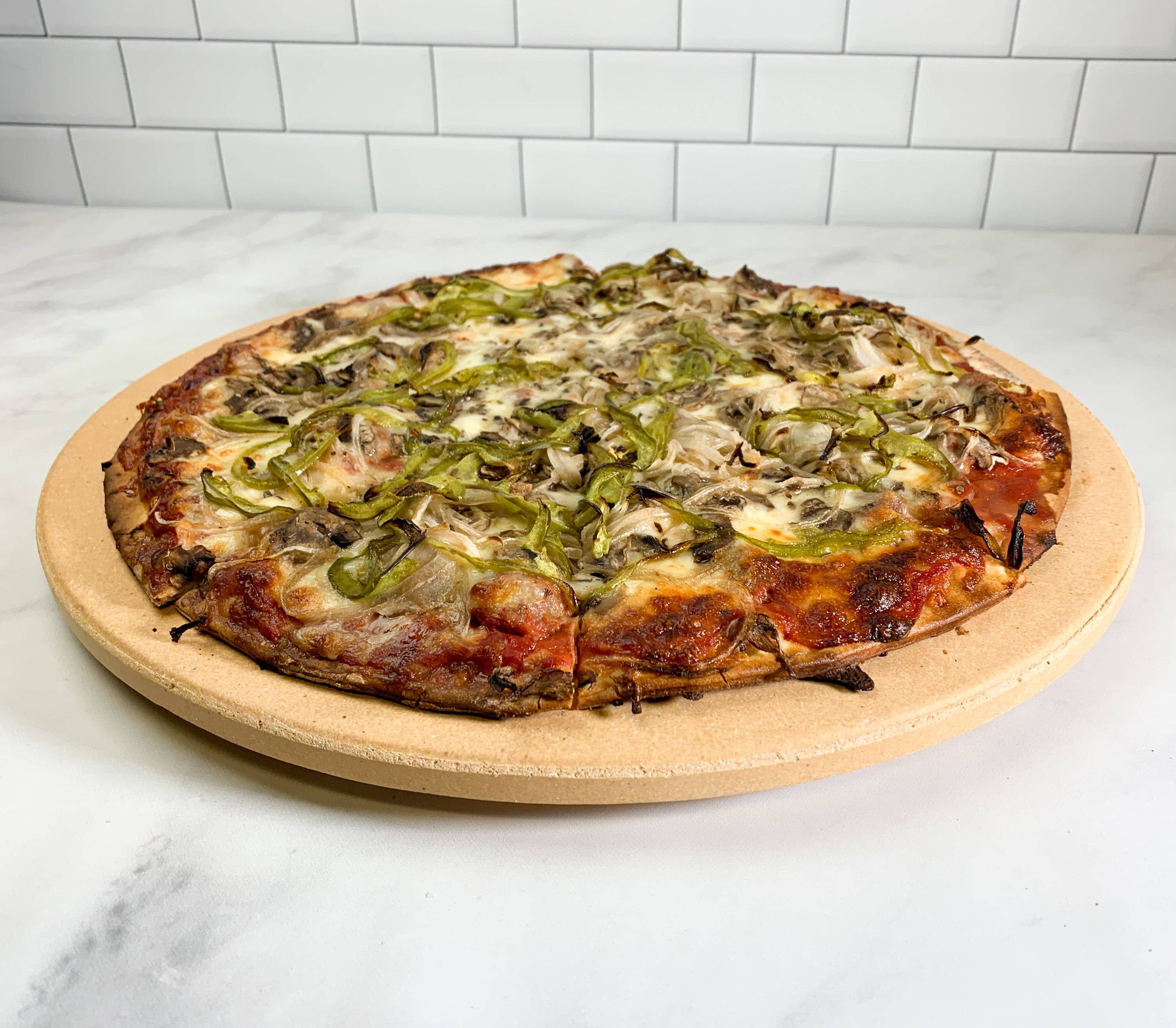 Kitchen Supply Wholesale - Wholesale Pizza Board - Pizza Stone, 14 Inch Round Cordierite4