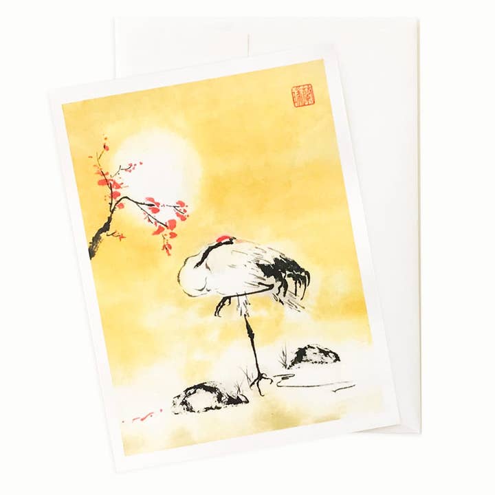 Cherry Blossom Crane för wholesale av Nan Rae Studio