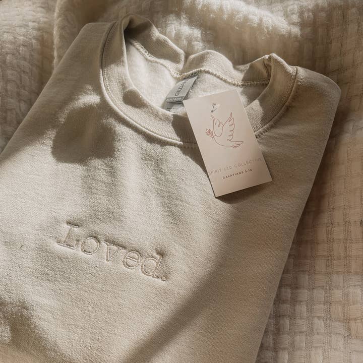 Loved. Monochromatic | Embroidered Christian Sweater. and other Purchase Wholesale high quality crewneck sweatshirts. Free Returns & Net 60 Terms on Faire trending on Faire.