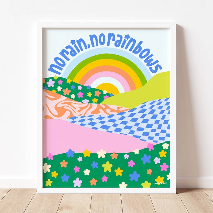 Impresión artística del arco iris para venta al por mayor de KANDS.CO