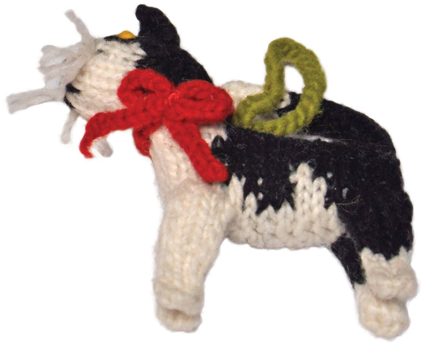 CHILLY DOG LLC – wholesale Juldekoration – Svart och vit katt prydnad4