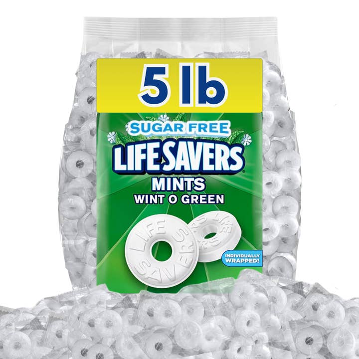 Candy In Bulk - Wholesale Mints - Life Savers Sugar Free Mints Wint-O-Green – Bulk Value Pack1