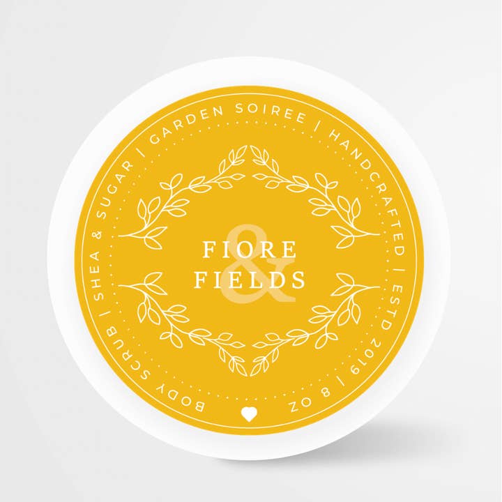 FIORE & FIELDS - Wholesale Body Scrub/Exfoliant - Garden Soiree Body Scrub