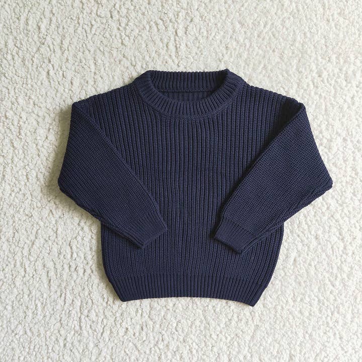 Aier Wholesale - Wholesale Knit Sweater - Kids - Baby Kids Girls Spring Fall Woolen pullover Sweaters