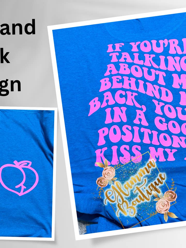 Beijinho meu tee a$$ por atacado de Glamma Boutique