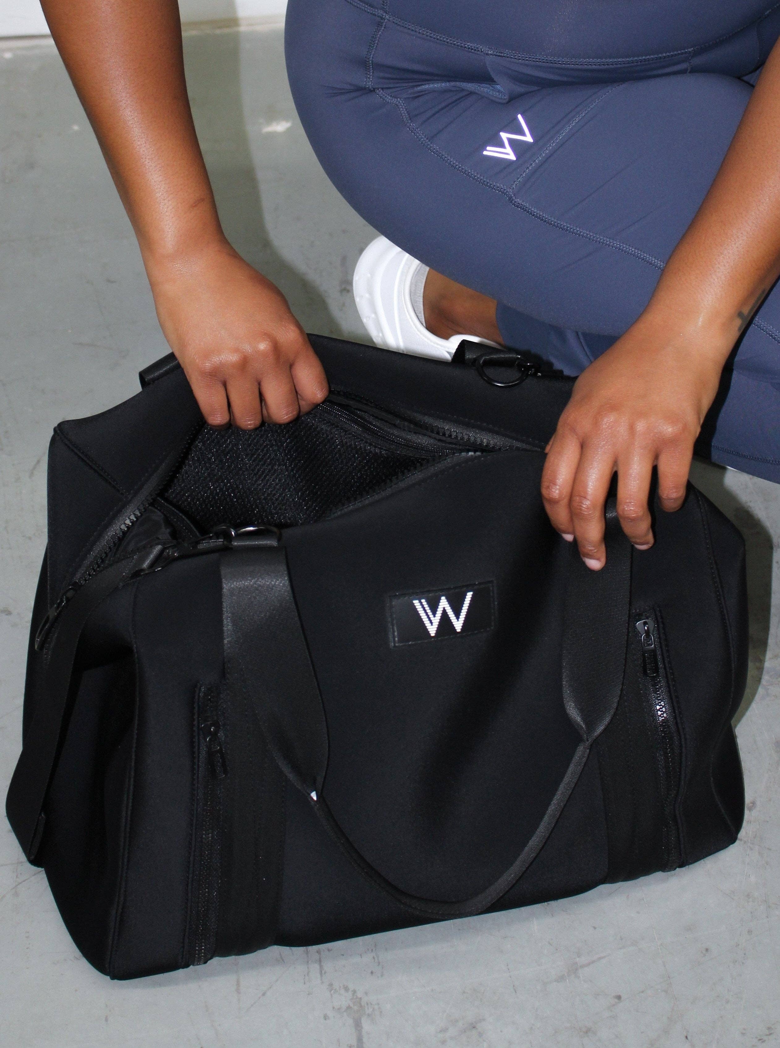 W|by Crystal White - Wholesale Tote Bag - Women's - Luxe Neoprene Convertible Travel Tote2