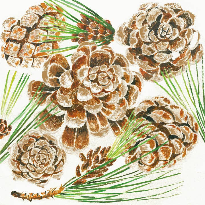 Pine Cone Napkin 33x33 for wholesale by ppd Paperproducts Design GmbH