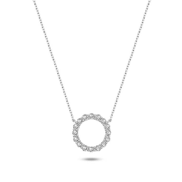 Chloe + Lois - Wholesale Pendant/Charm Necklace - White CZ Infinity Necklace