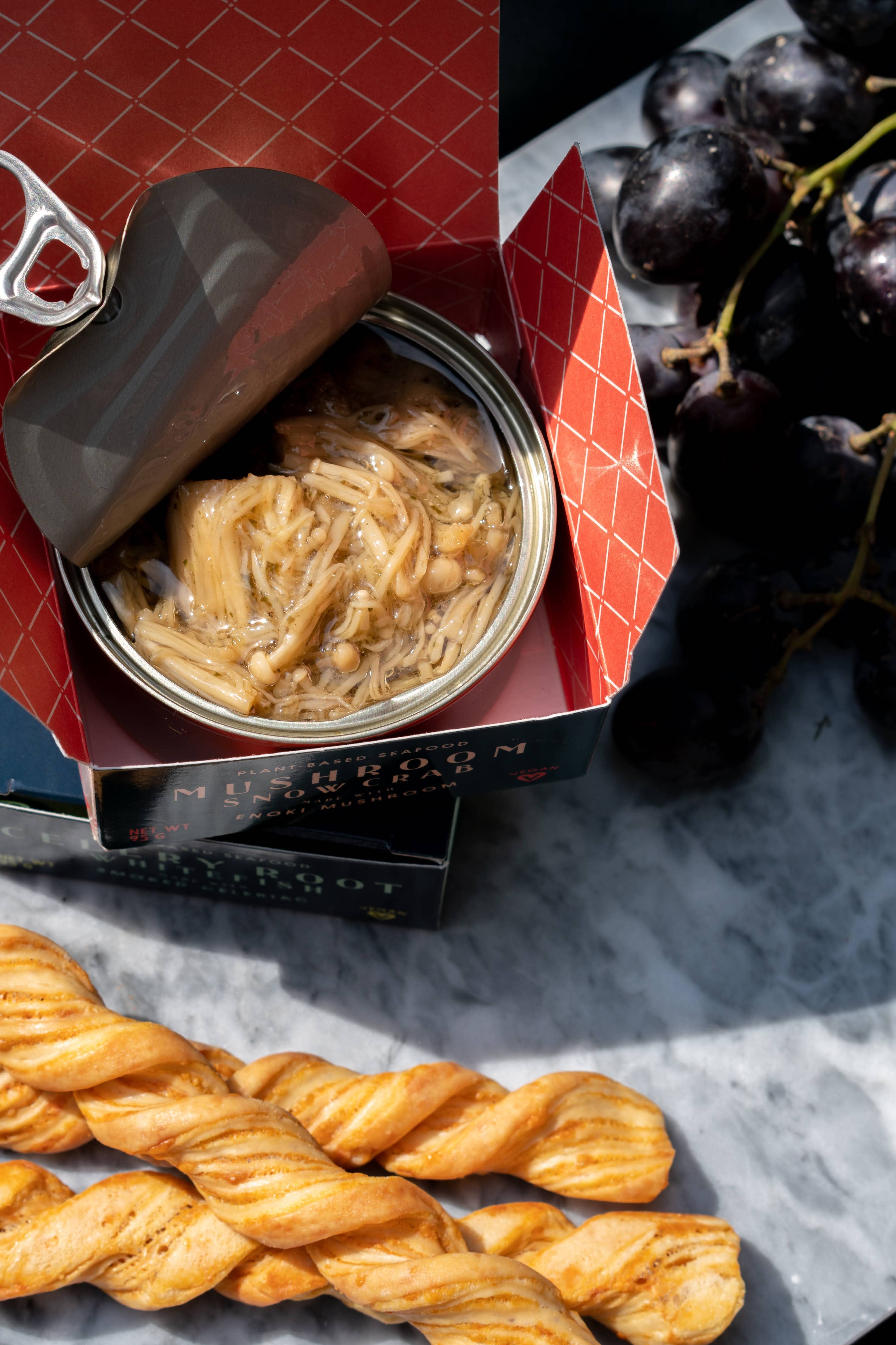 Seed to Surf – Engroshandel Hyldestabil færdiglavet mad – Enoki Mushroom Sne Krabbe (Vegansk)10