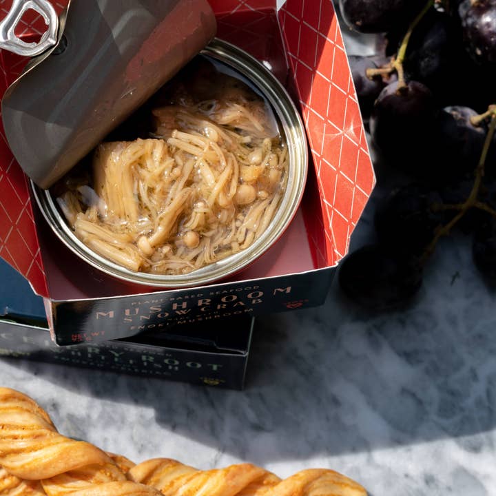 Seed to Surf - Wholesale Shelf-stable prepared meal - Enoki Mushroom Snow Crab (Vegan)10