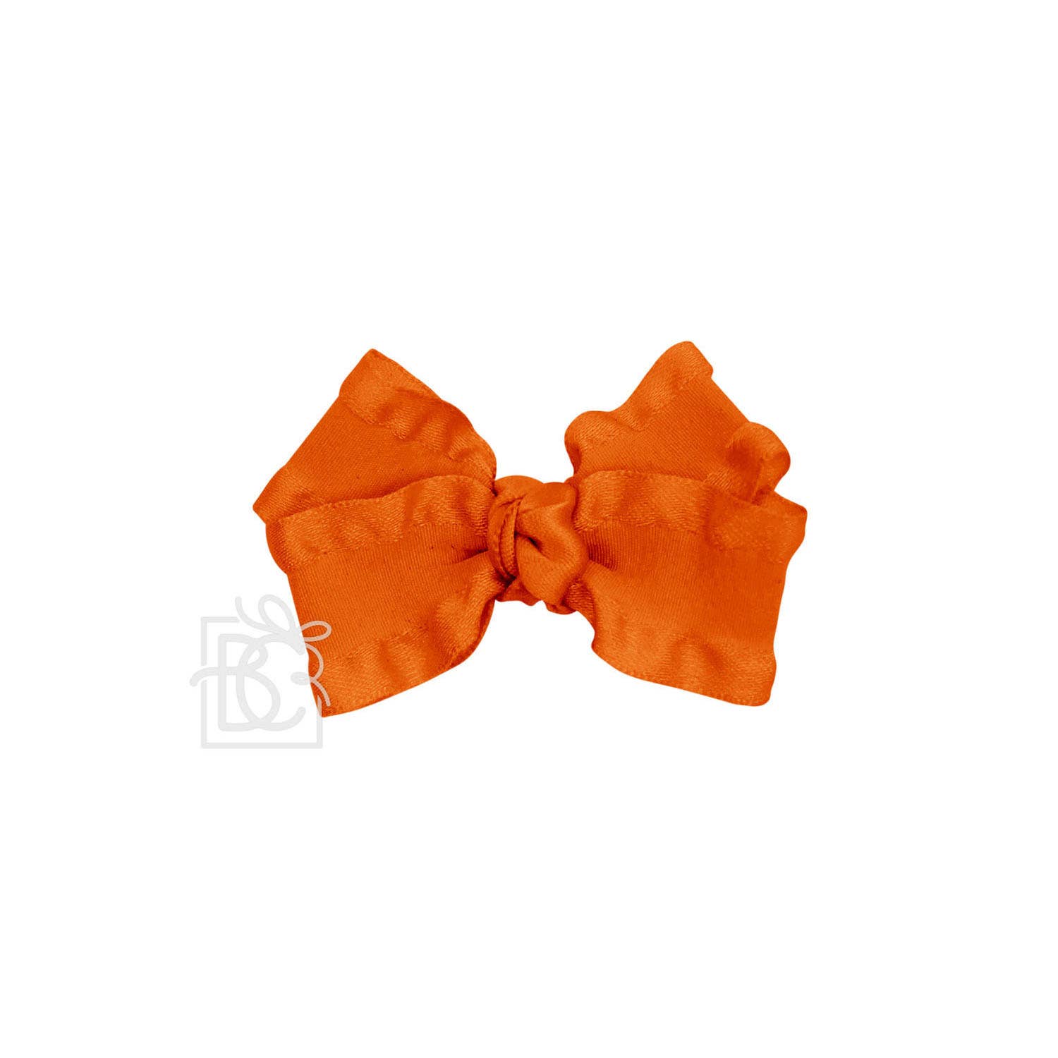 Beyond Creations, LLC - Wholesale Hair Bow - Kids - DOUBLE RUFFLE BOW ON CLIP83