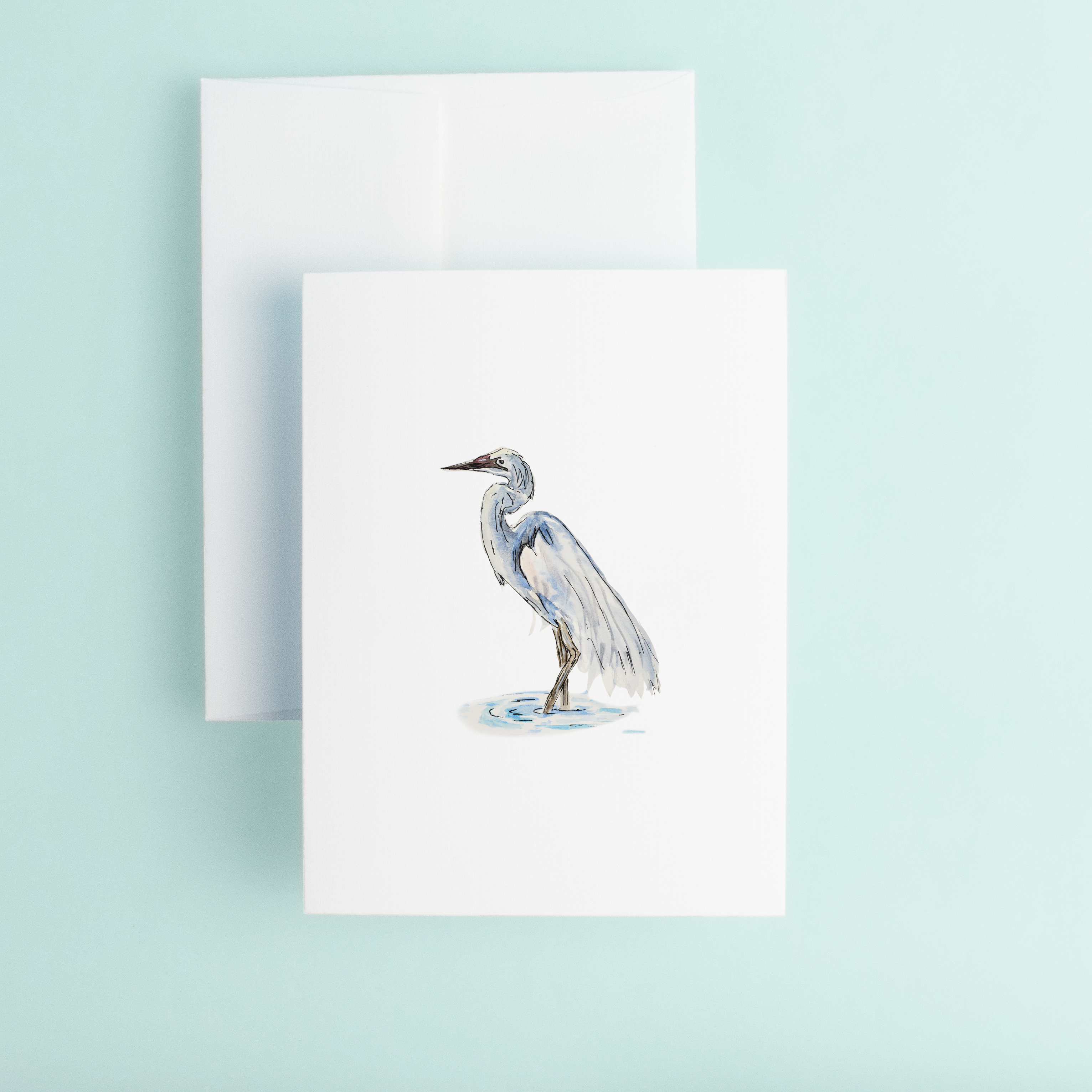 Taylor Paladino – Großhandel Grußkarten für den Alltag – Weißer Reiher1