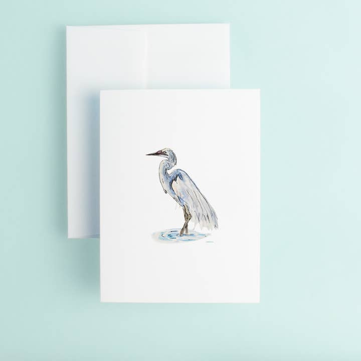 Taylor Paladino – Großhandel Grußkarten für den Alltag – Weißer Reiher1