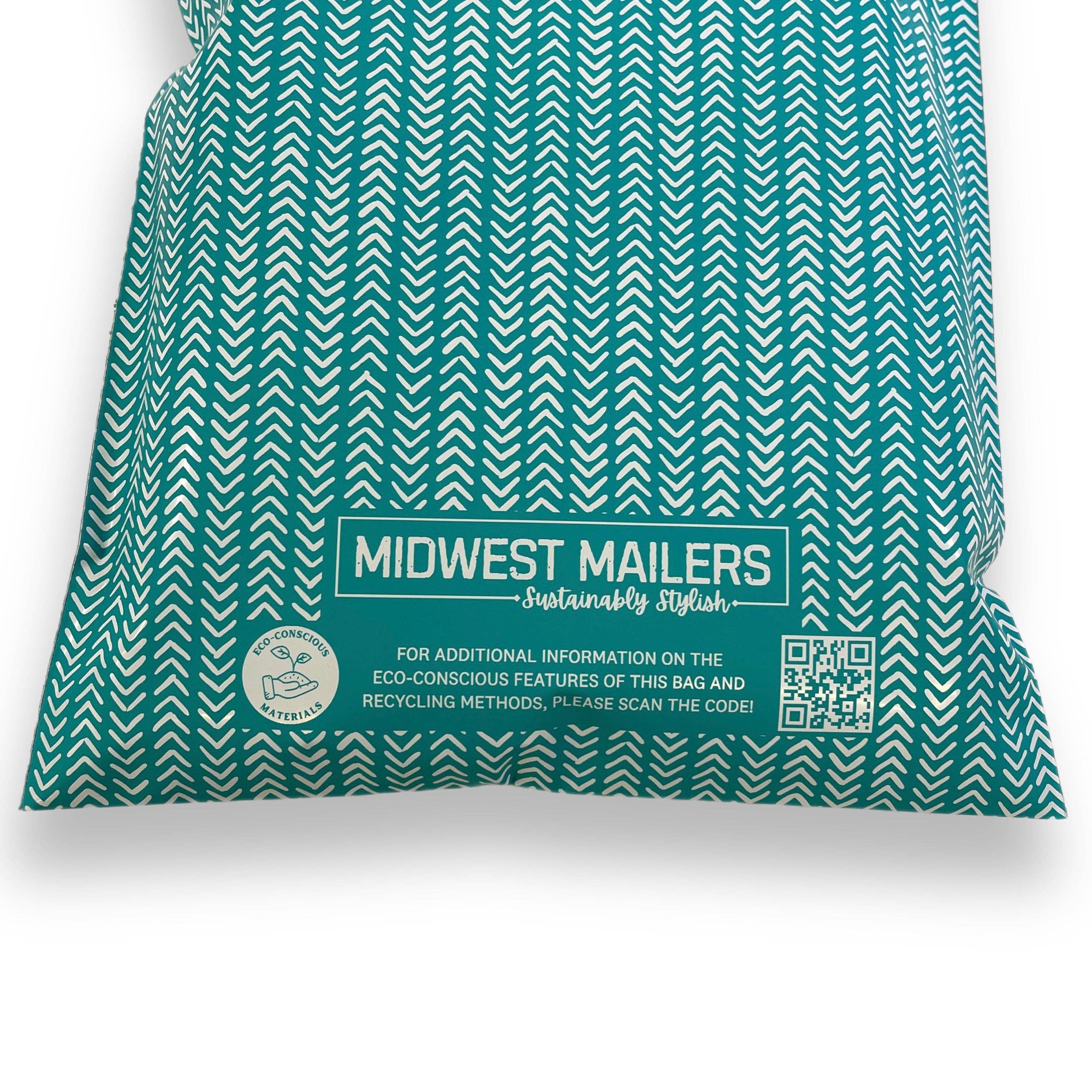 Midwest Mailers - Wholesale Envelopes - 10 x13 Poly Mailers Biodegradable d2w Matte Blue Skies10